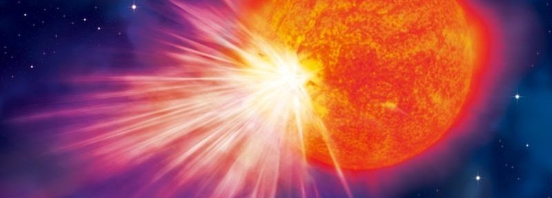 Space-Art: Bild des Monats April 2011 – Proxima Centauri Eruption